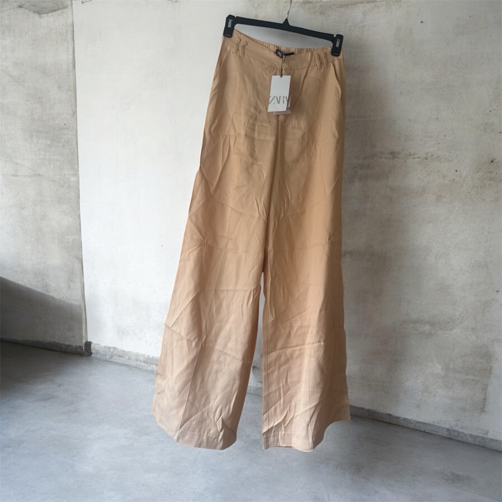 Zara  Wide-Leg Trousers Size Medium